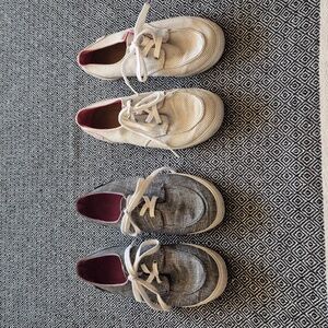 REEF Women’s Deckhand Canvas Lace Up Shoes Size 9 (Lot Of 2 Pairs)
